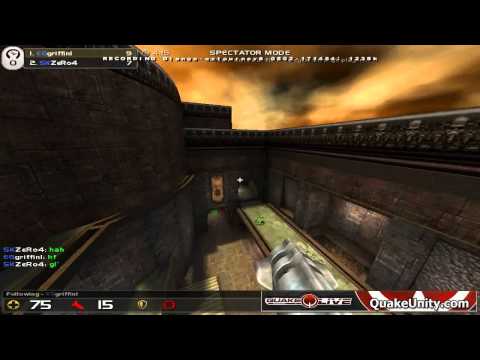 ZeRo4 Vs Griffin - QuakeLive - Quakecon 2008 (SHOUTCAST) PART 4/6