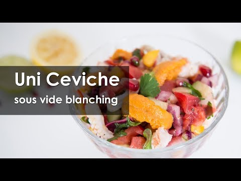 Sea Urchin Ceviche | Sous Vide Blanching