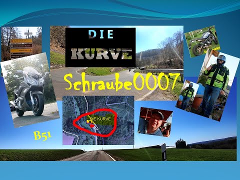 DIE  KURVE - lass Dich 3 Min verzaubern - Yamaha FJR 1300 'donnert' durch ein Eifel-Tal - himmlisch