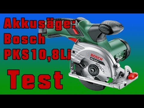 Test der Akku-Handkreissäge Bosch PKS10,8LI Review