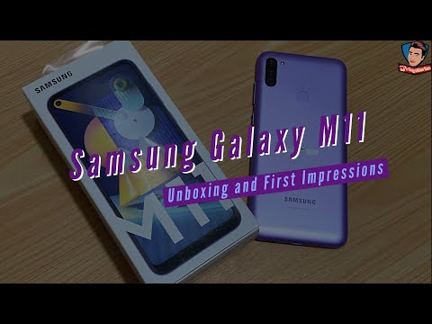Samsung Galaxy M11 Unboxing and First Impressions - Filipino