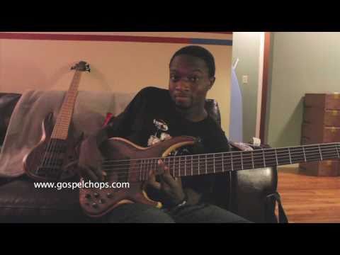 Gospel Bass Lesson @ GospelChops.com featuring Justin Raines  - Bass Solo