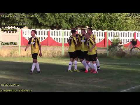 Skrót: KS Żupawa - Słowianin Grębów (I runda Pucharu Polski) 07.08.2022