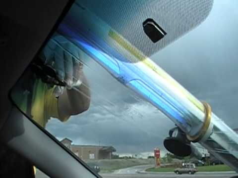 How to Repair a Long Crack in a Windshield by Crack...