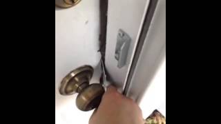 Breaking Into A House Using a Credit Card