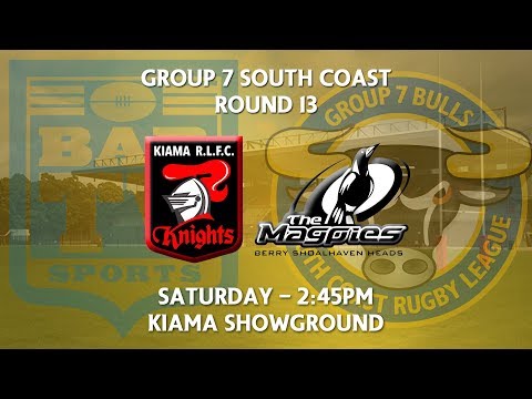 2018 Group 7 RL 1st Grade Round 13 - Kiama Knights v Berry-Shoalhaven Heads Magpies
