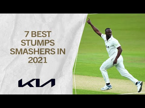 7 best smashed stumps at The Kia Oval in 2021 | Roach, Topley, Virdi & more