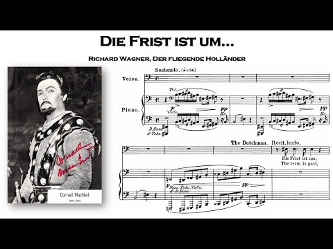 R. Wagner, Der fliegende Holländer - "Die Frist ist um...", Cornell MacNeil