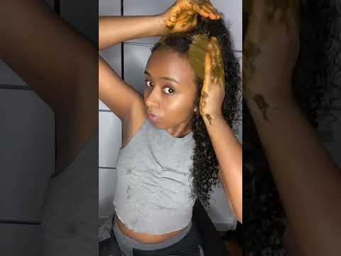 Trying to dye my hair, using henna for the first time. Not sure how it will turn out.