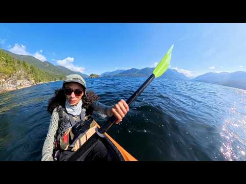 3 Days Alone Sea Kayak Camping in Canada