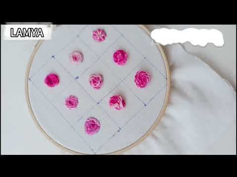 7 - 9 types of flower embroidery