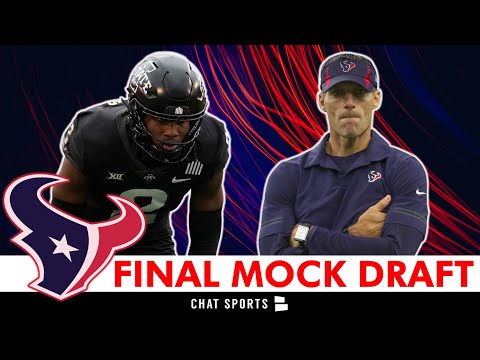 LATEST Houston Texans NFL Draft Rumors | LAST Texans Mock Draft | Mel Kiper Big Board