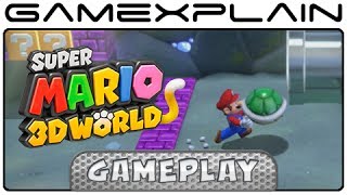 Super Mario 3D World - 1-2 Koopa Troopa Cave Gameplay (Wii U - 1080p)
