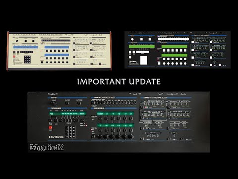 Oberheim Xpander_LTD _FULL replacement top panel overlay with BLUE screens_SEM inspired ( 1 of 12 ) image 7