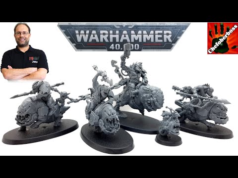Unboxing: Beast Snagga Orks Army Set / Warhammer 40K / (Miniaturen, Tabletop, Chefoberboss)