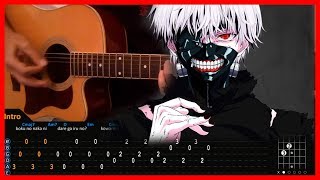 Tokyo Ghoul OP - unravel | Acoustic Guitar Lesson [Tutorial + TAB + CHORDS]