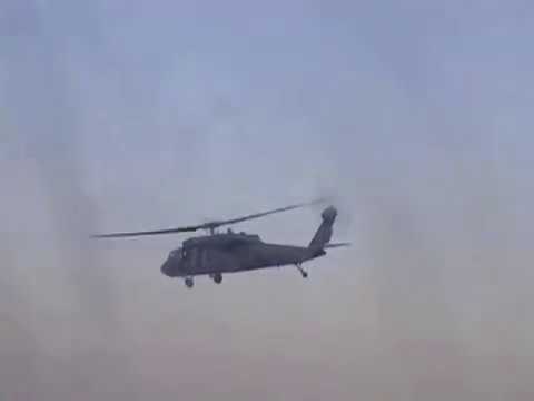 Blackhawks Flying over Baghdad