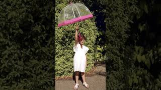 Видеообзор Детский зонт-трость прозрачный Fulton Funbrella-2 C603 Pink (Розовый)