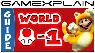 Super Mario 3D World - World Mushroom-1 Green Stars & Stamp Locations Guide & Walkthrough