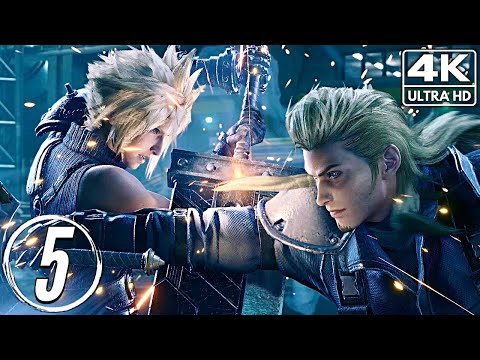FINAL FANTASY 7 REMAKE INTERGRADE PS5 Walkthrough Gameplay PART 5 [4K 60FPS HDR] - No Commentary