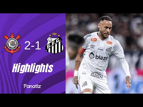 Corinthians vs. Santos 2-1 | Highlights | Paulistao 2025