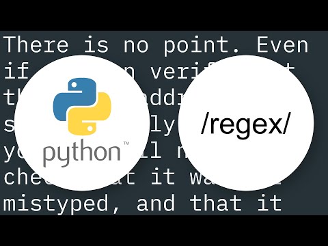 How to check for valid email address?