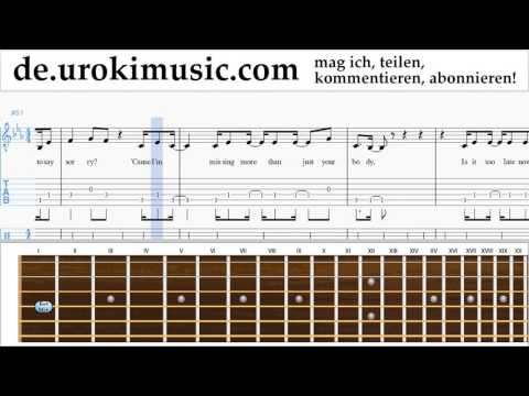 Gitarrenunterricht Justin Bieber - Sorry Noten Lernen Teil#2 um-i995