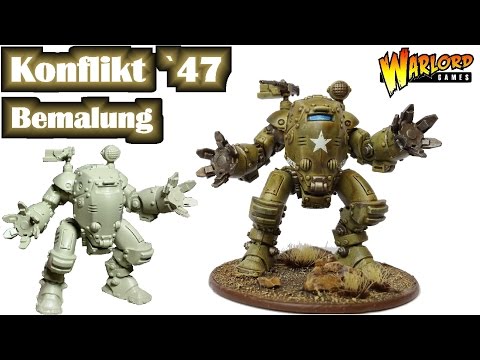 Bemal Anleitung US Coyote Light Walker für Konflikt 47 von Warlord Games - Tutorial für Anfänger
