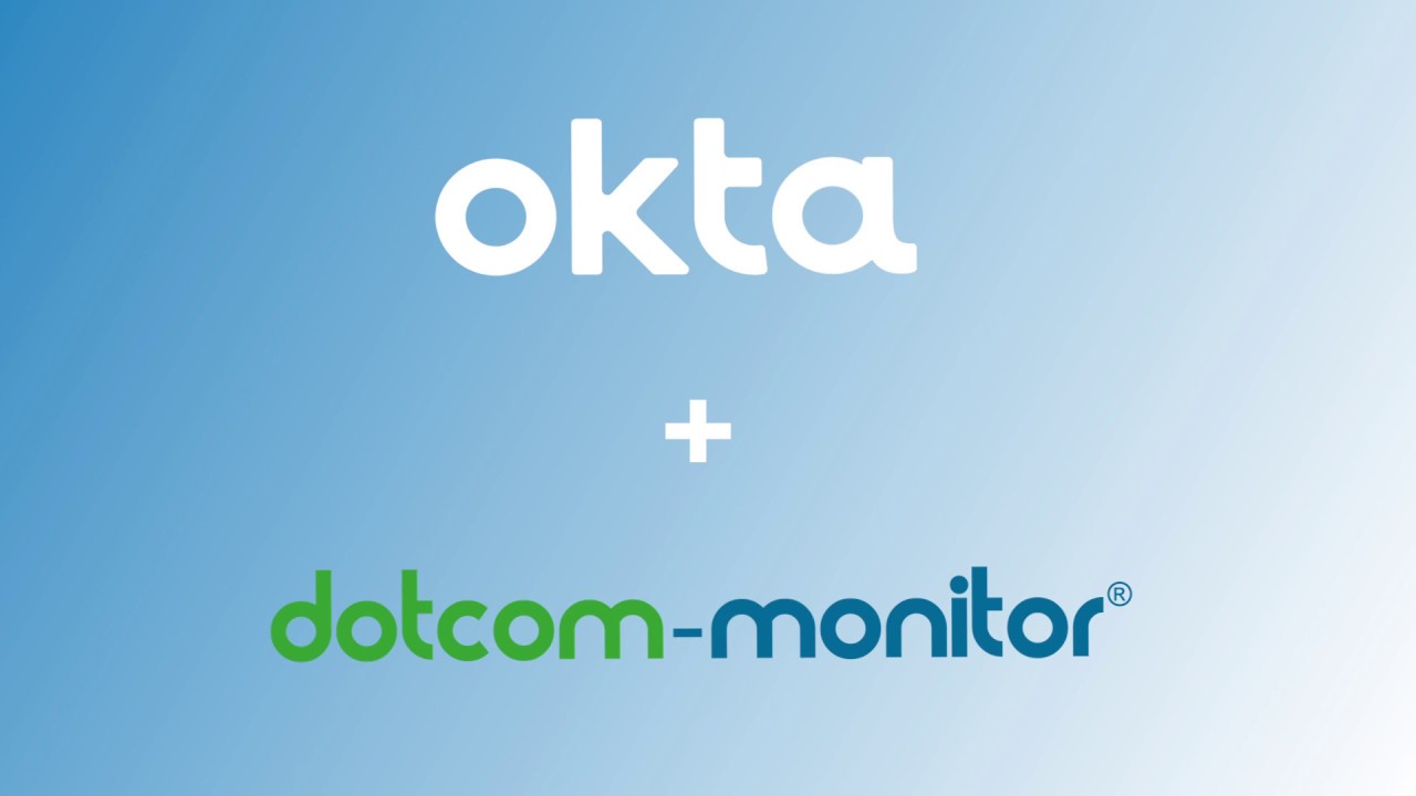 OKTA SAML Integration with Dotcom-Monitor
