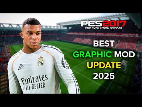 PES 2017 NEW BEST GRAPHIC MOD UPDATE 2025 AIO