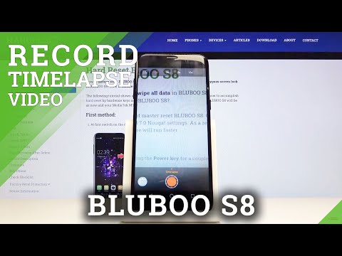 How to Make TimeLapse Videos on BLUBOO S8 – Record TimeLapse