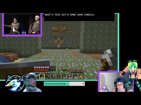 nocommentCLIPS - Minecraft Streamer Falls Asleep, Mobs Wake her Up - nocommentchick