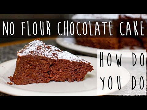 4-Ingredient Flourless Chocolate Cake Recipe