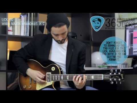 Lick 190/365 - Warm Major Harmonies in C | 365 Guitar Licks Project