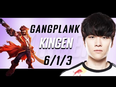 Kingen Gangplank TOP vs Kennen - KR Challenger Patch 12.14