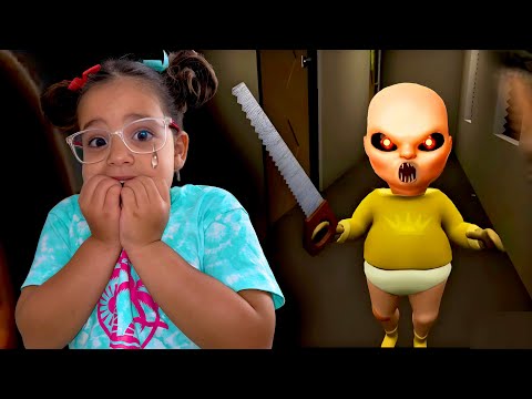 Ce bébé fait beaucoup trop peur👿👻baby in yellow