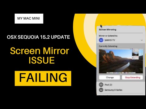 Mac Screen Mirror issue