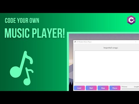 Basic Music Player In C Coding Gaming Code Coder Csharp Tutorial Developer Programming