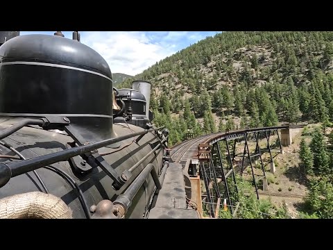 Behind The Scenes on the Georgetown Loop Railroad Steam Locomotive - Cab Ride Part 1