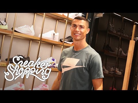 Cristiano Ronaldo Goes Sneaker Shopping With Complex