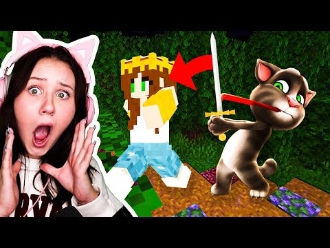 Talking Tom in Haunted Minecraft | Ruby Games