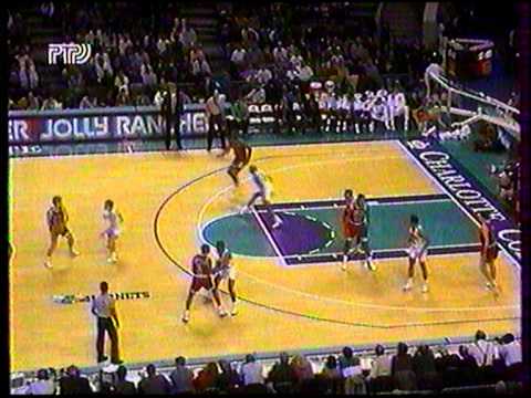 Лучшие игры НБА. РЧ 1993-94. Chicago at Charlotte (2/4)