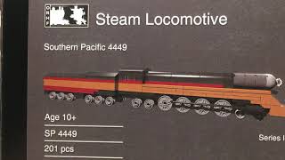 YouTube thumbnail: LEGO Steam Locomotive - Southern Pacific 4449 Set Review