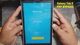 Samsung Galaxy Tab E FRP Lock Google Account verification Lock remove Without Pc by waqas mobile