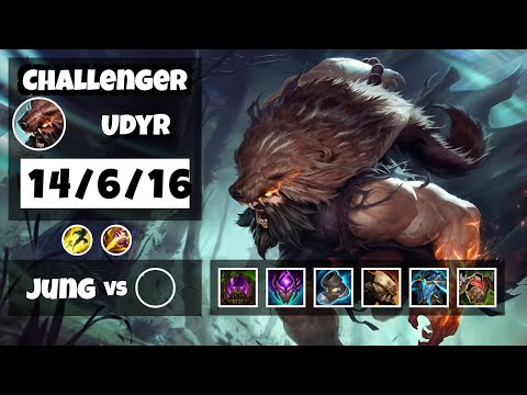 Udyr vs Lee Sin BR Challenger JUNGLE (14/6/16) - v11.6