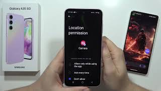 How to Adjust Apps Permissions on Samsung Galaxy A35 5G - Permission Manager