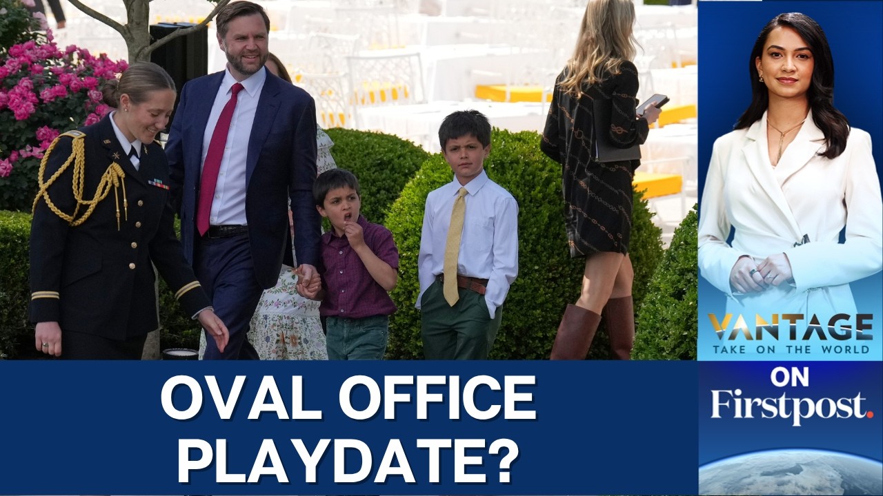 What Were JD Vance’s Children Doing Inside The Oval Office? | Vantage on Firstpost | 4K