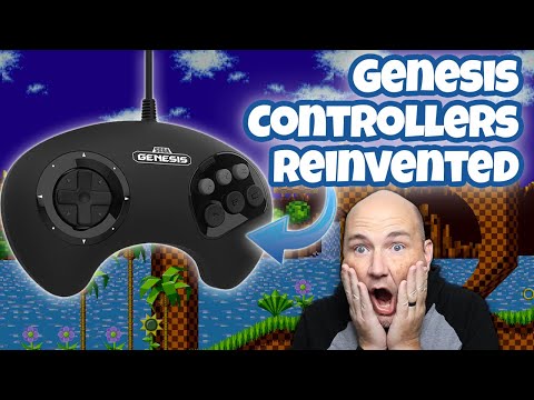 Retro-Bit Announces BIG6 Sega Genesis Wired & Wireless Controllers