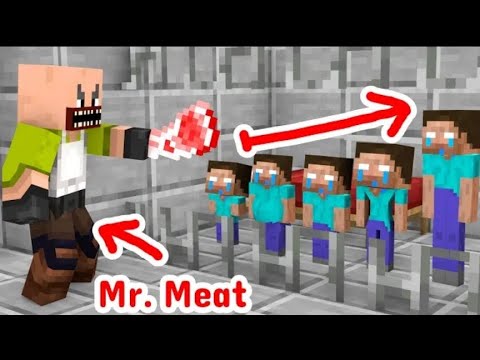 Mr.Meat attack 5 Baby Herobrine Brothers - Minecraft Animation