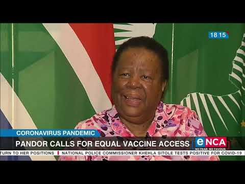Pandor calls for equal vaccine access